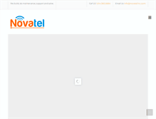 Tablet Screenshot of novatelinc.com